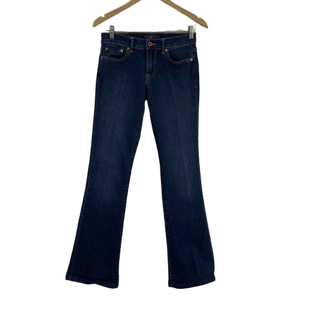 Lucky Brand Womens Blue 5 Pockets Design Bootcut Leg Denim Jeans Size 2 26
